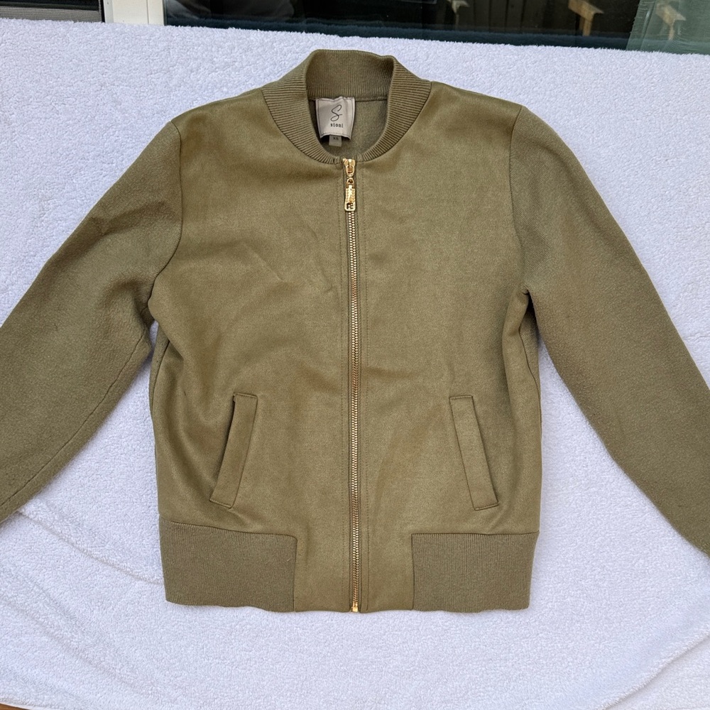 Sioni Kids Olive Green Puffer Jacket